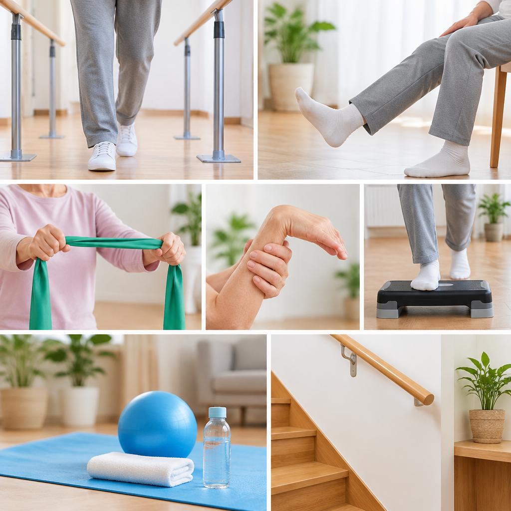 運動療法で「できる」を増やし、転倒しにくい暮らしへ