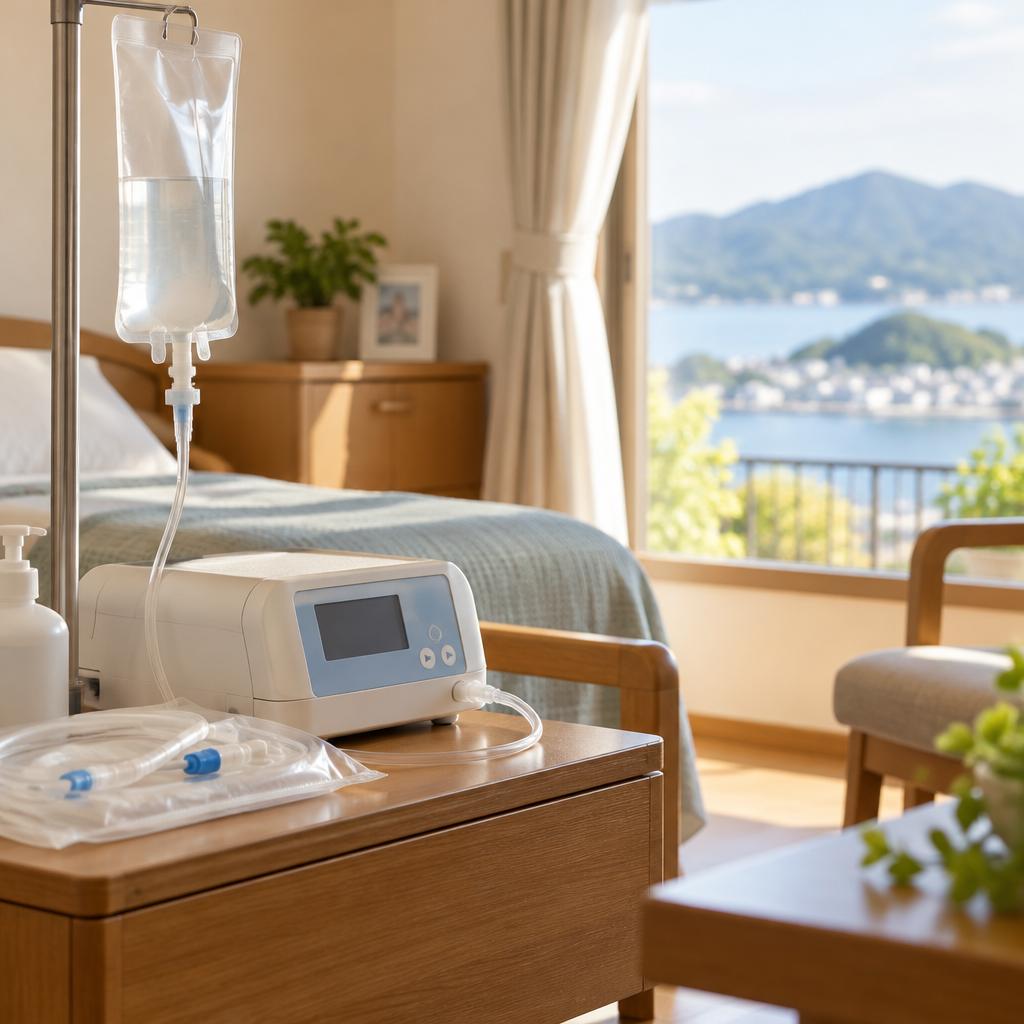 自宅での腹膜透析に不安を感じたら、ひとりで抱え込まずご相談ください。柳井市の訪問看護が、毎日の療養生活を専門職の連携で支えます。