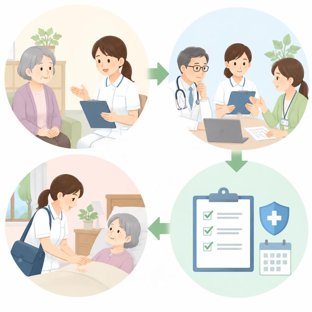 相談から利用までの流れを、わかりやすくご案内します