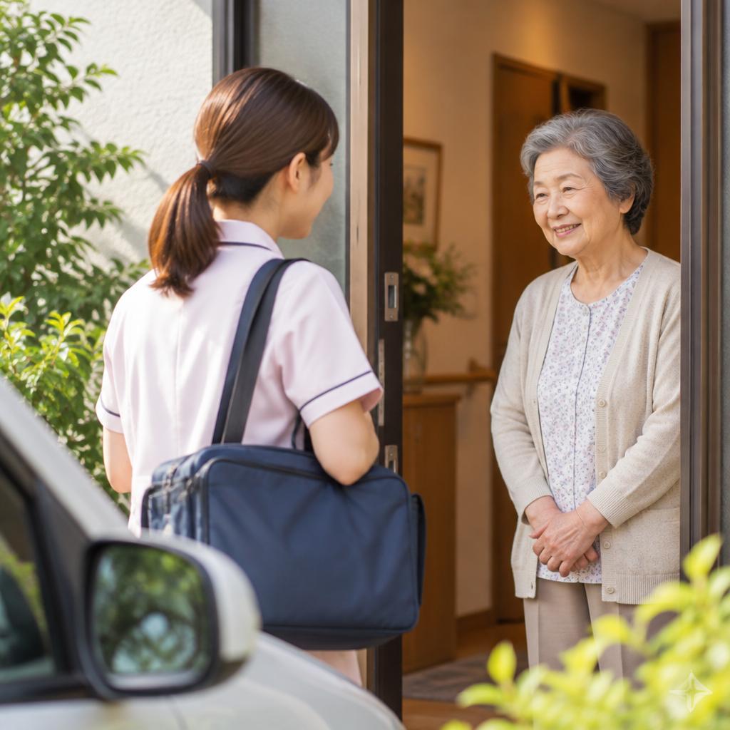 退院後の「薬や体調管理が心配」を、ご自宅で支えます。柳井市・光市へ、ぽぴぃの看護師が訪問。