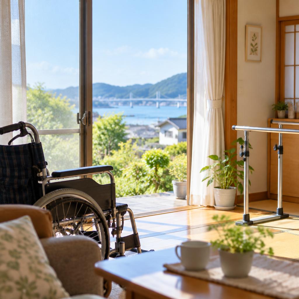 柳井市で訪問看護・訪問リハビリをお探しなら。住み慣れたご自宅での安心と、その人らしい暮らしを、看護師と理学療法士が24時間365日体制で支えます。
