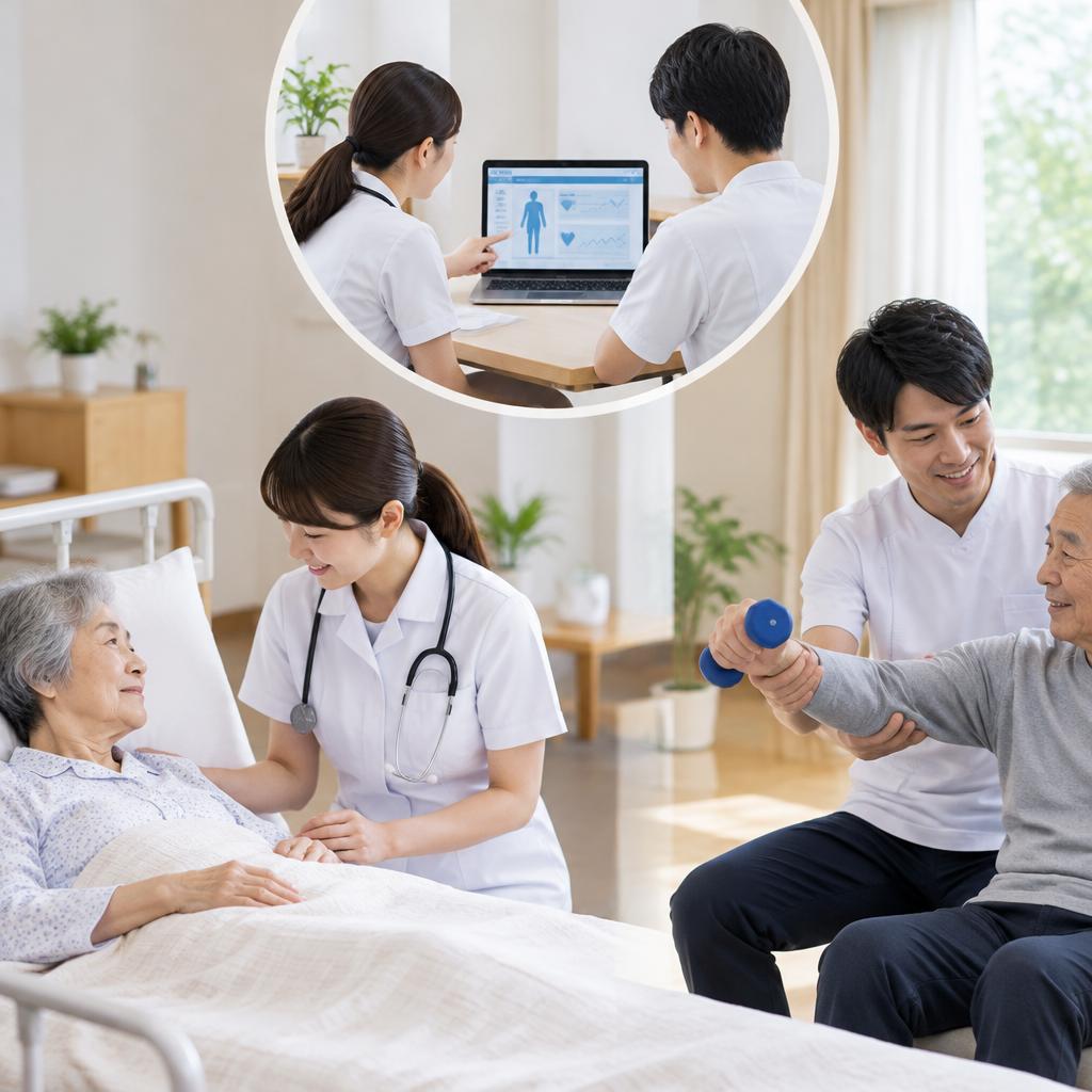 看護師と理学療法士が連携。必要なケアを自宅で