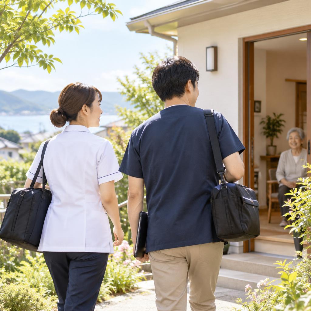 光市で訪問看護をお探しなら、まずはご相談ください。看護師と理学療法士が連携し、ご自宅での安心とその人らしい暮らしを支えます。