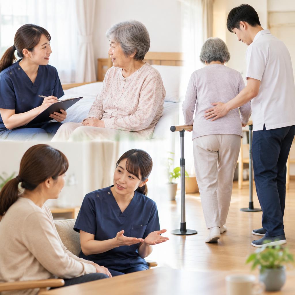 看護師と理学療法士が連携。暮らしに合わせた訪問ケア