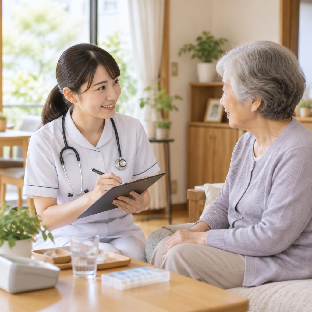 体調の変化を見逃さない、暮らしに寄り添う訪問看護