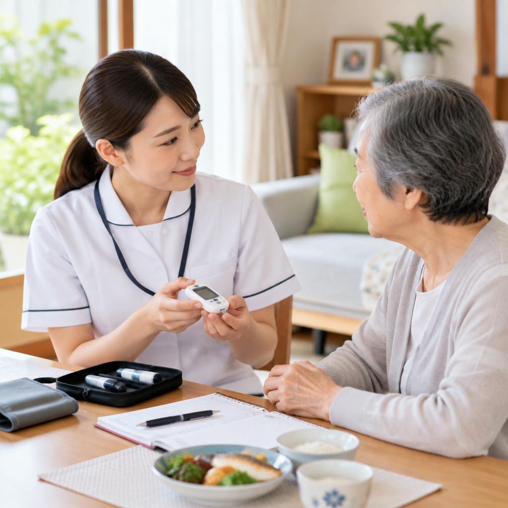 血糖管理を、暮らしに合わせて一緒に確認