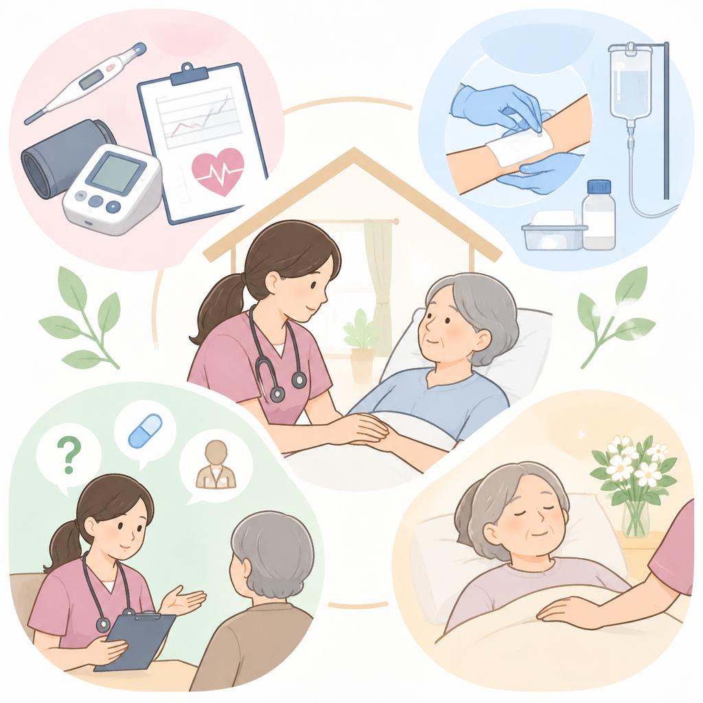 痛みや不安に寄り添い、日々の暮らしを支える訪問看護
