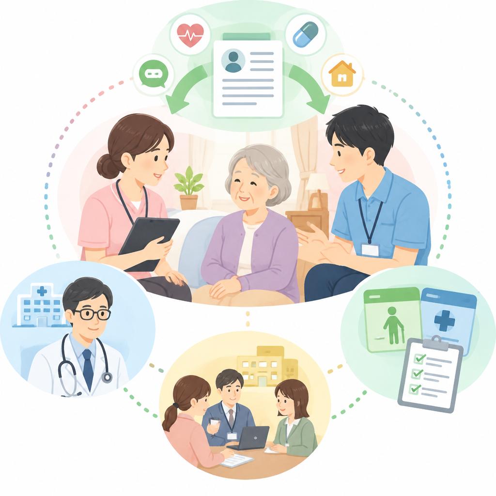 看護とリハビリが連携。ご本人とご家族を支える訪問体制