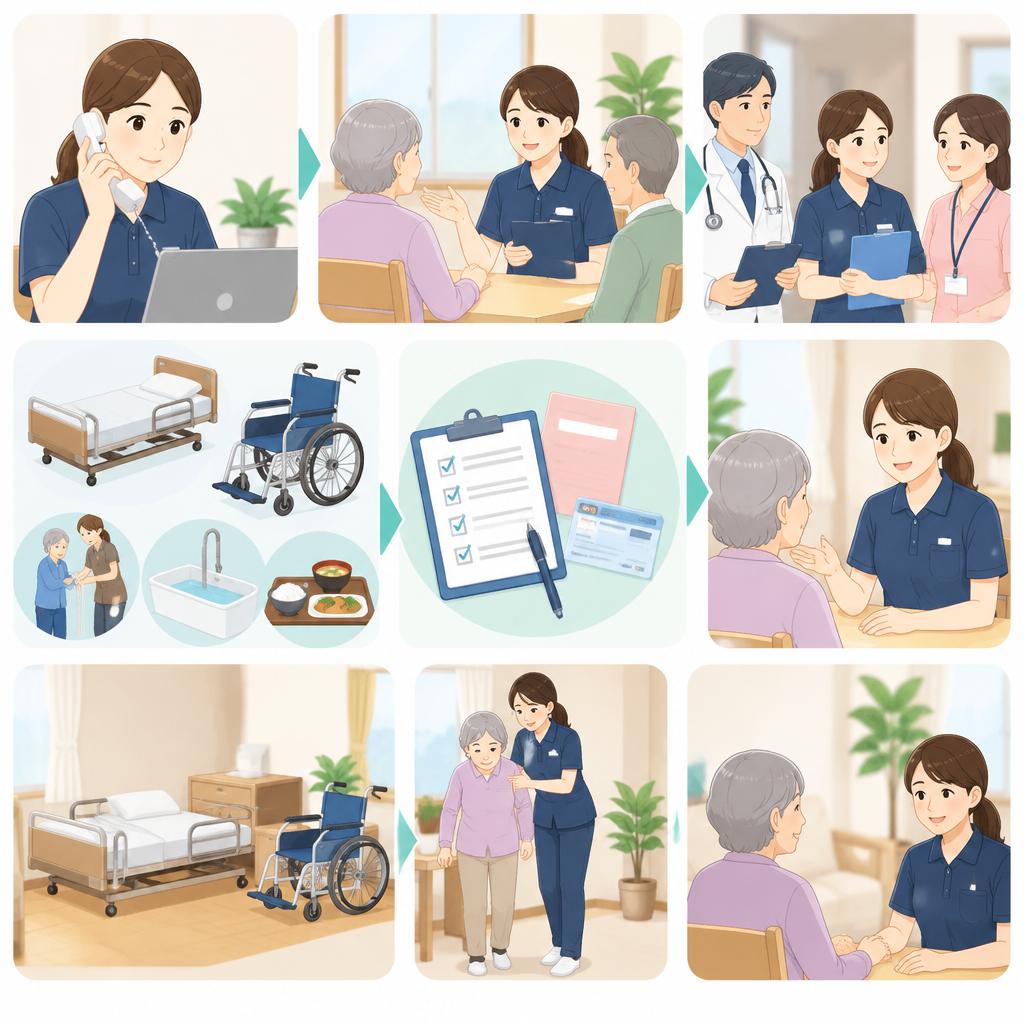 訪問リハビリを始めるまでの流れと、相談前に知っておきたいこと