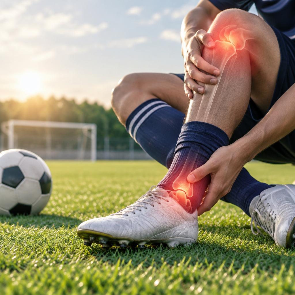 サッカーの膝・足首の痛み、我慢する前にご相談ください。原因を見極め、競技復帰まで一人ひとりに合わせてサポートします。